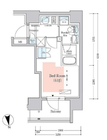 プライムアーバン品川中延の物件間取画像